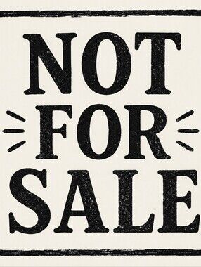 Not For Sale